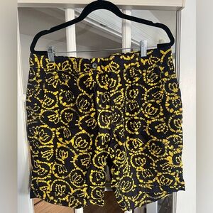 Men’s club Monaco navy and yellow shorts